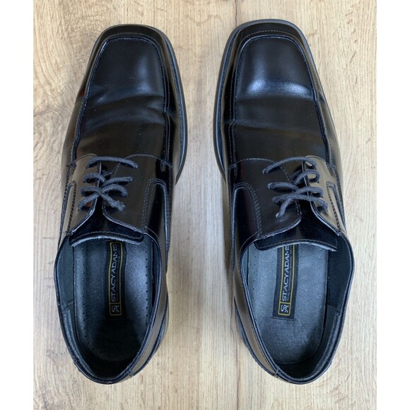 Stacy Adams Mens Derby Dress Shoes Lace Up Dress Black 2011-001 Size 9.5 W main image 4